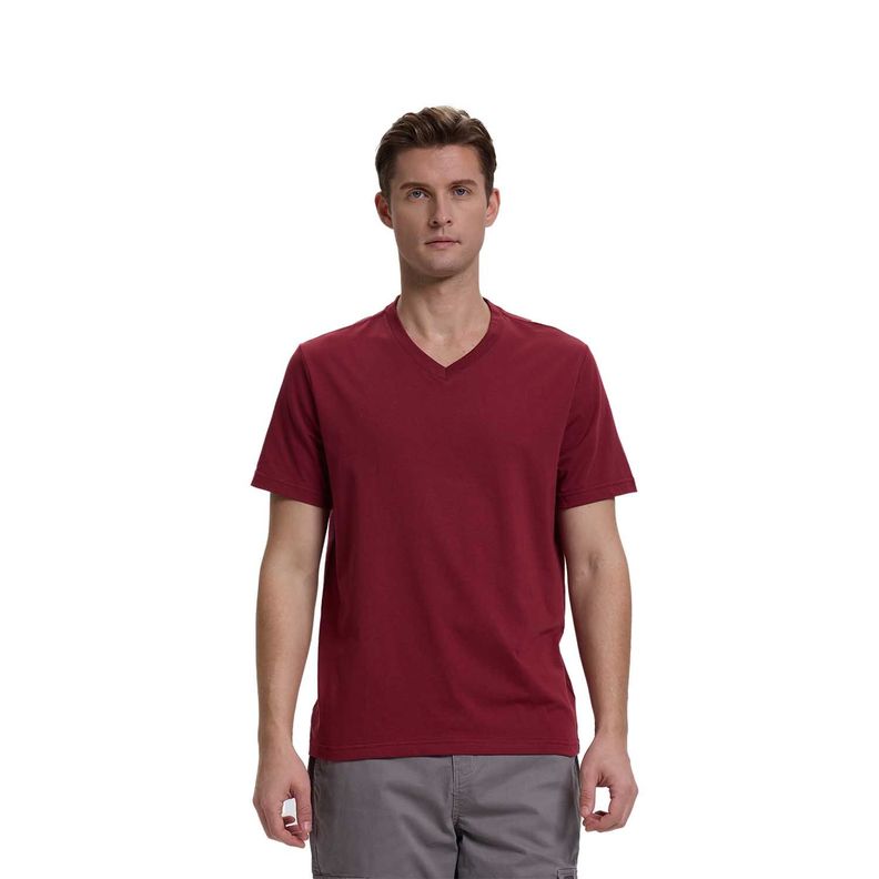 Polera Hombre Casual Básica Burdeo Fashion's Park-0