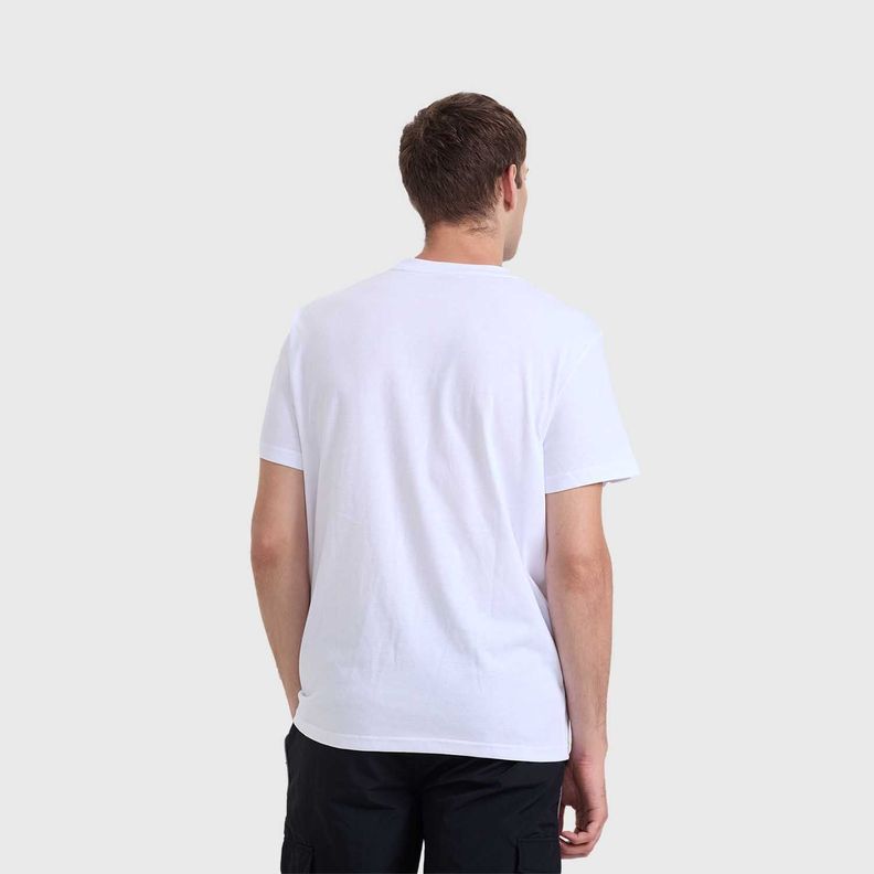 Polera Hombre Skull Print Blanco Fashion's Park-2