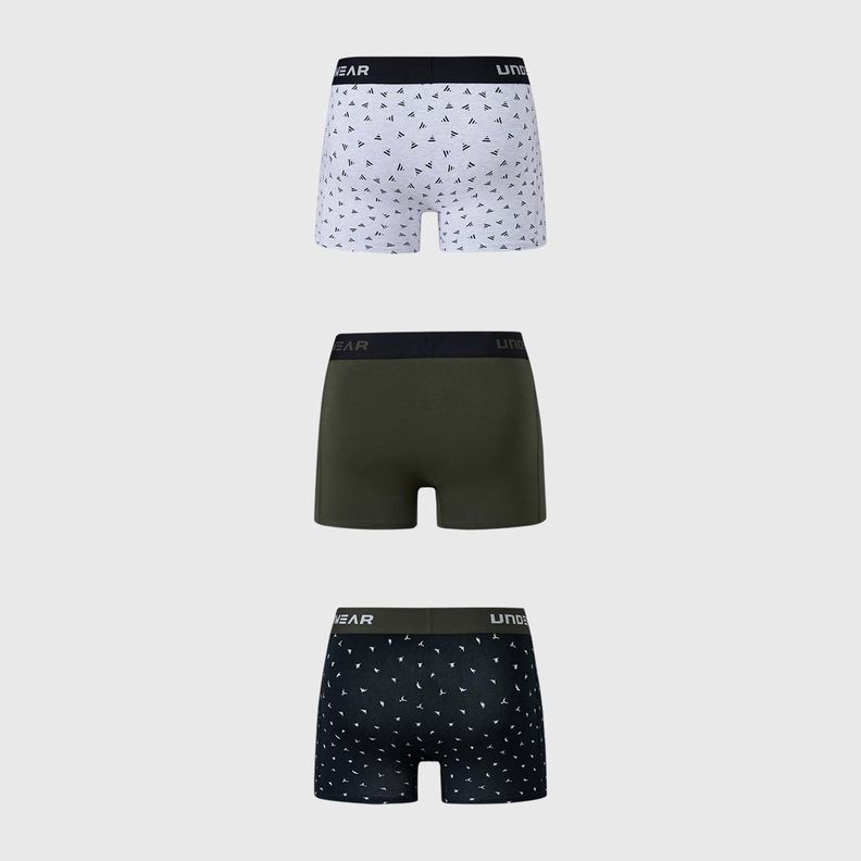 Boxer Hombre Tripack Liso Verde Fashion's Park-1