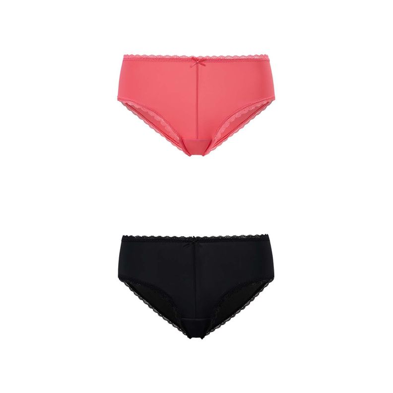 Calzón Mujer Bipack Pantaleta Culotte Rosa Fashion's Park-0
