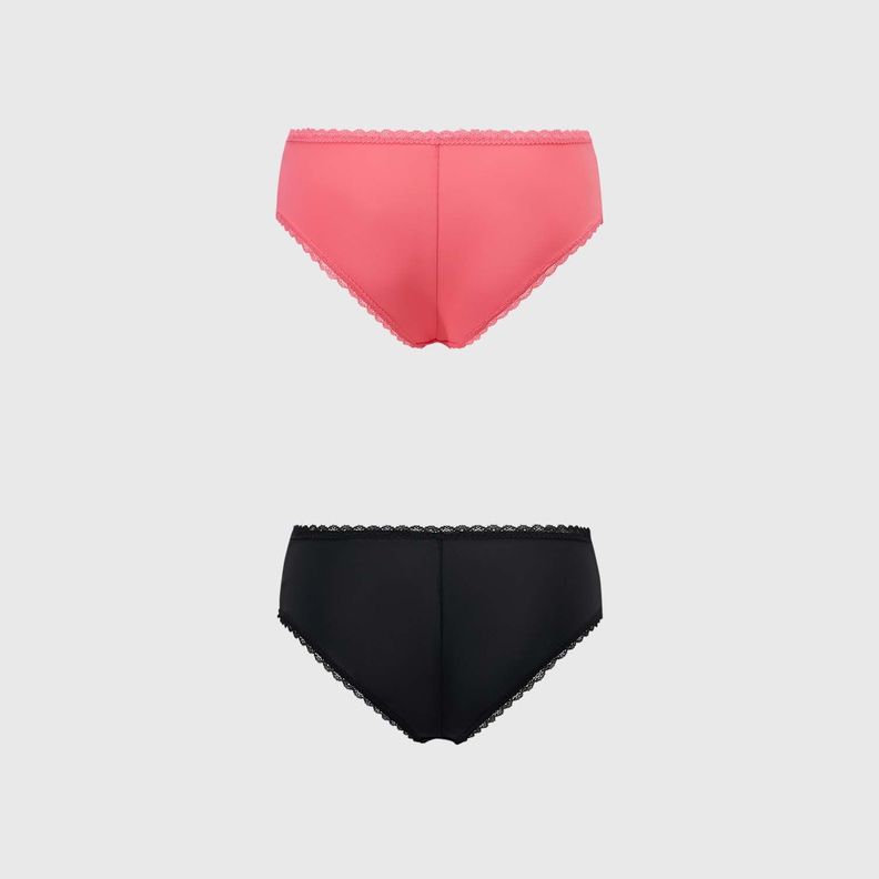 Calzón Mujer Bipack Pantaleta Culotte Rosa Fashion's Park-1