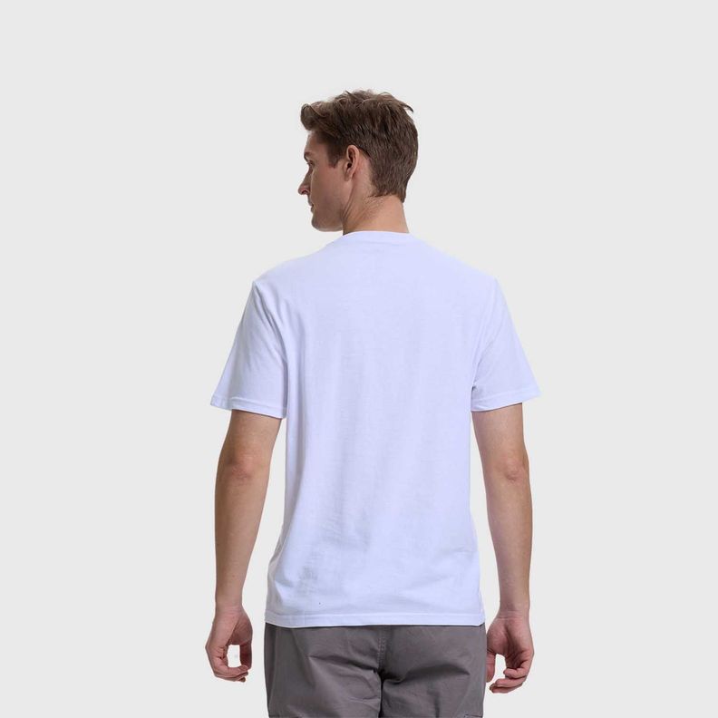 Polera Hombre Casual Básica Blanco Fashion's Park-2