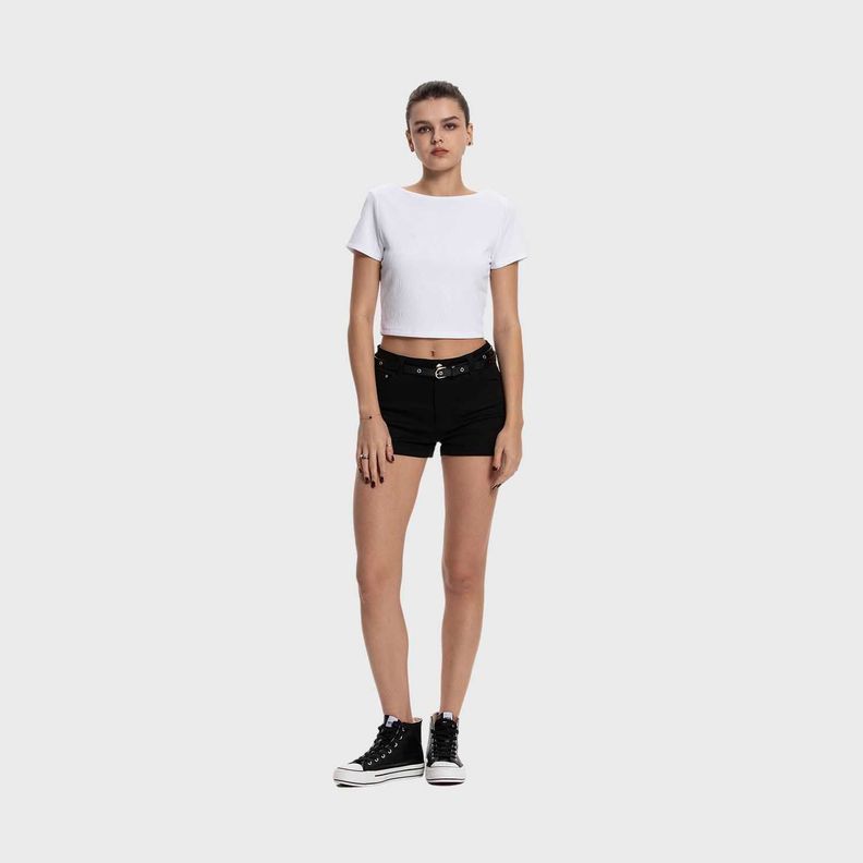 Short Mujer Cinturón Negro Fashion's Park-3