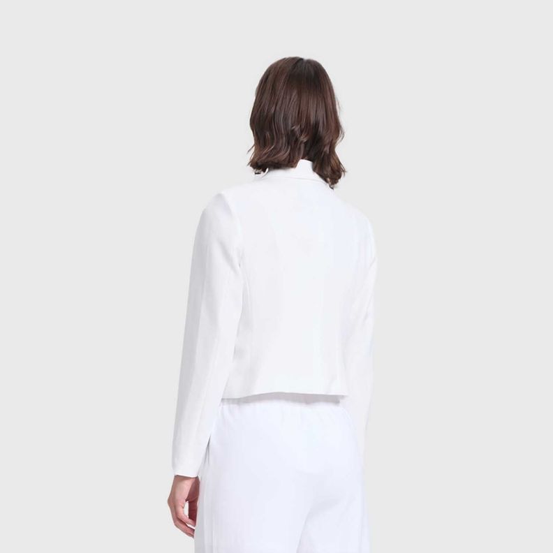 Blazer Mujer Corte Cruzado Crudo Fashion's Park-2
