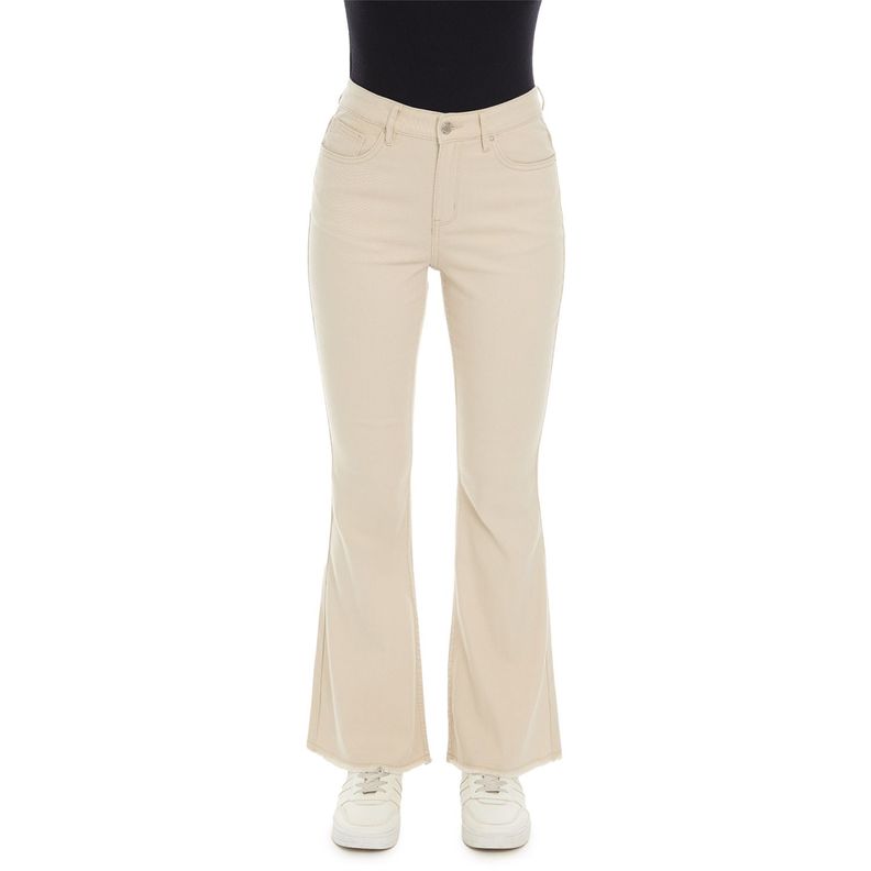 Jeans Mujer Flare Monse Crudo Fashion's Park-0