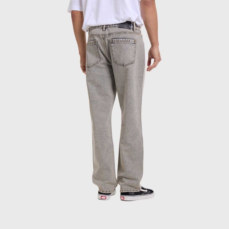Jeans Hombre Slim Retro Wash Gris Fashion's Park-2
