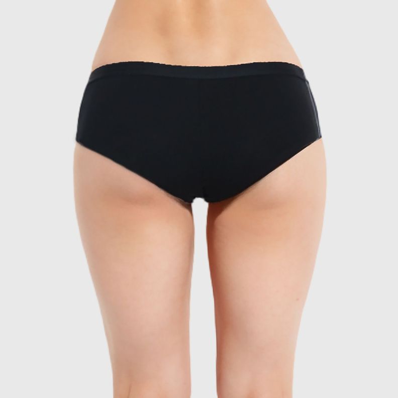 Calzón Mujer Bikini Sin Costura Flap Negro-1