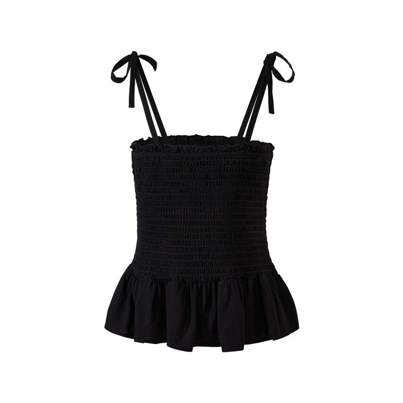 Blusa Niña Panal Negro Fashion's Park-0
