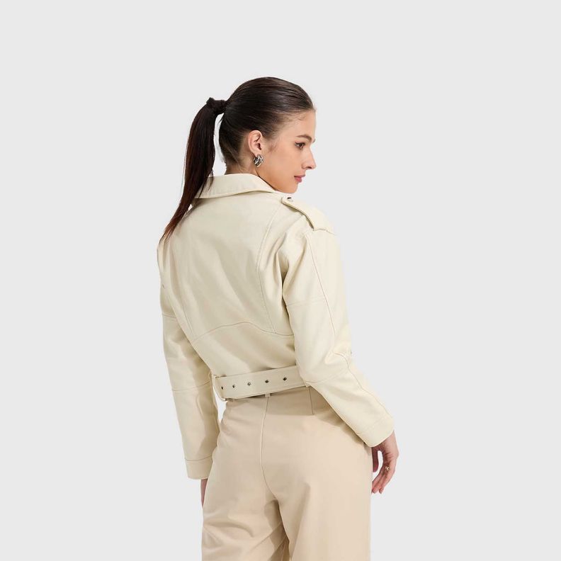 Chaqueta Mujer Biker Crudo Fashion's Park-2