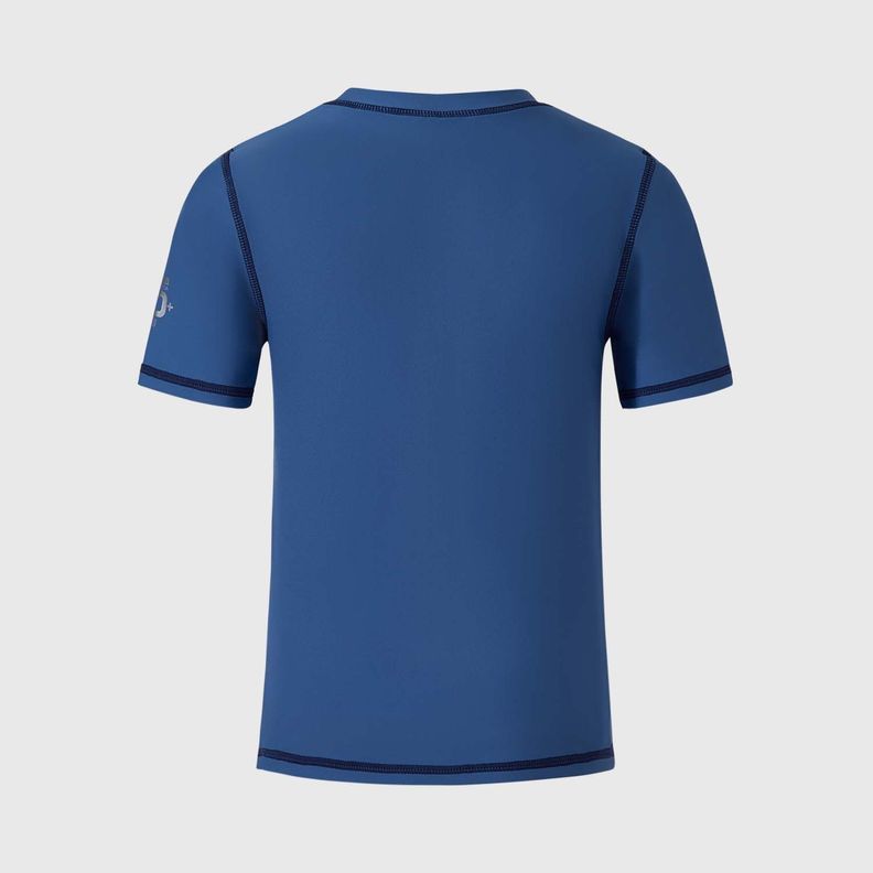 Traje De Baño Niño Polera Lycra Print Azul Fashion's Park-1