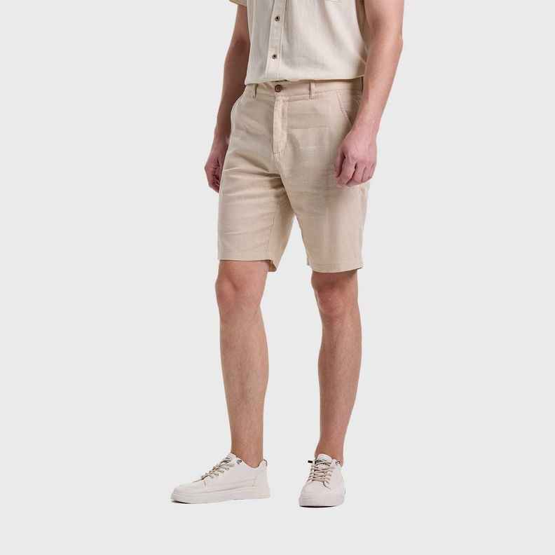Bermuda Hombre Básico Chino Beige Fashions Park-1