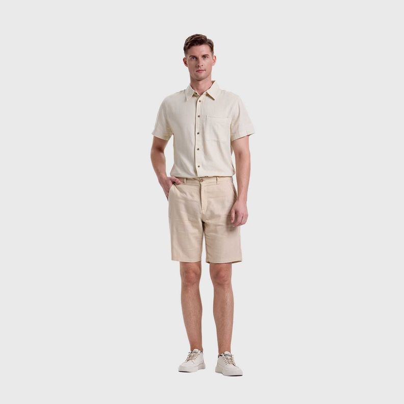 Bermuda Hombre Básico Chino Beige Fashions Park-3