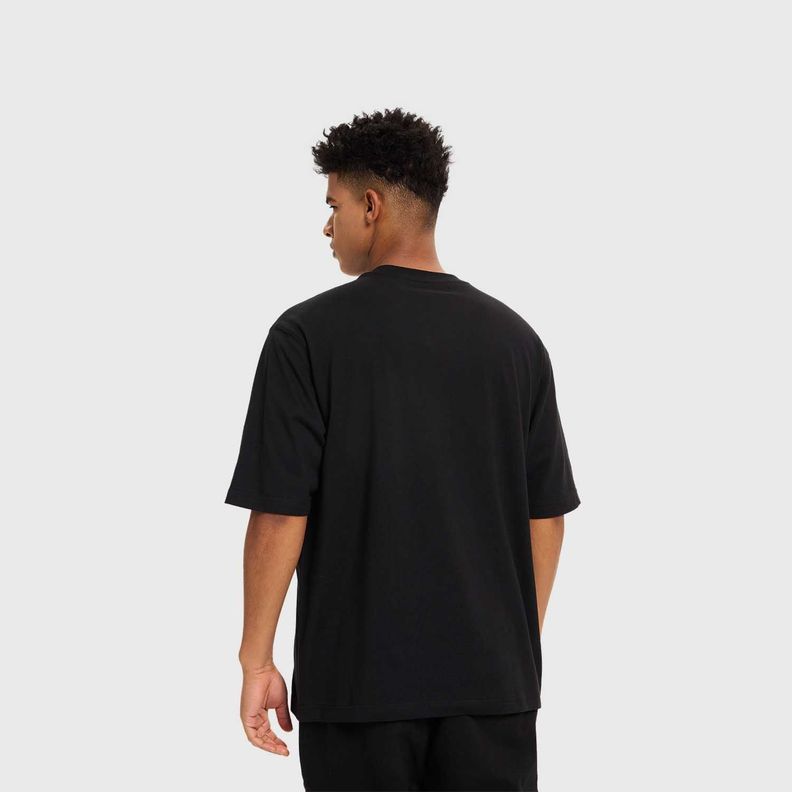 Polera Hombre Print College Negro Fashion's Park-2