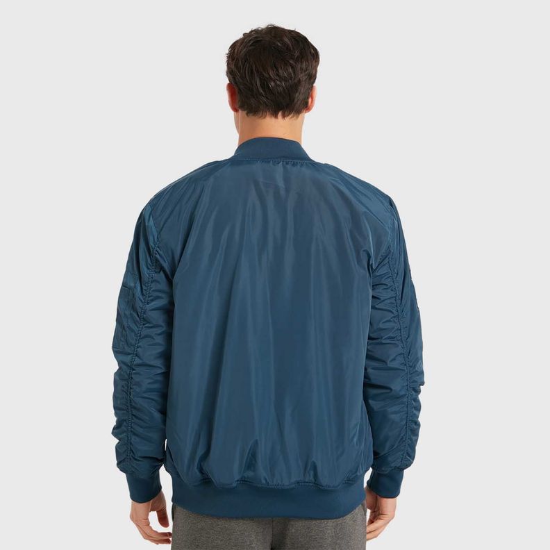Chaqueta Hombre Bomber Azul-2