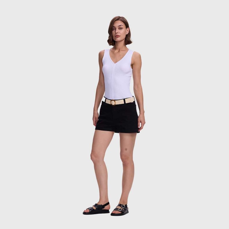 Short Mujer Con Cinturón Negro Fashion's Park-3