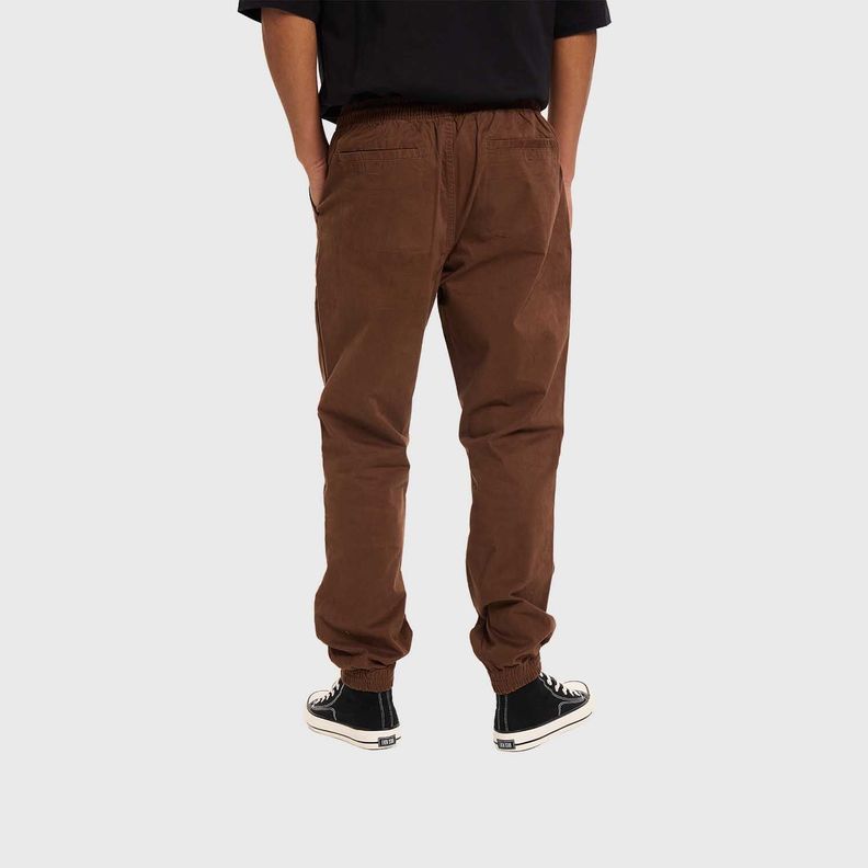 Pantalón Hombre Jogger Twill Chocolate Fashion's Park-2