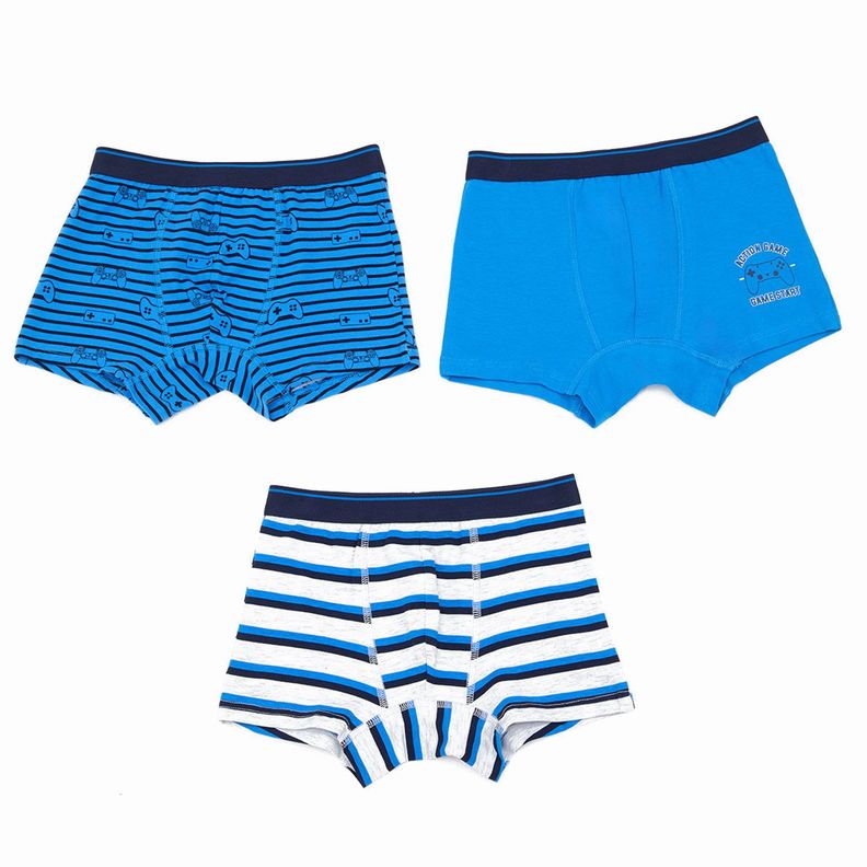 Boxer Niño Tripack Azul Fashion´s Park-0