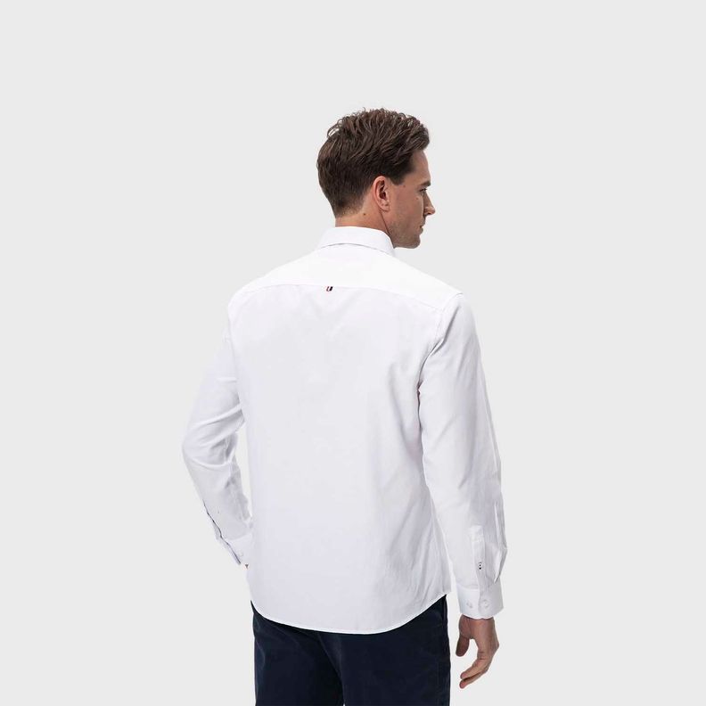 Camisa Hombre Oxford Blanco Fashion's Park-2