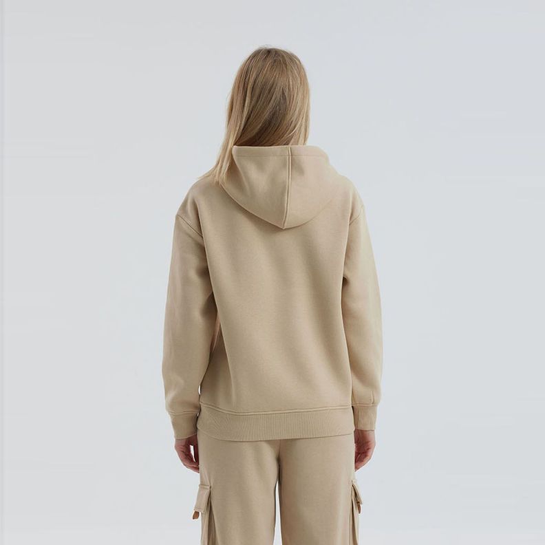Polerón Oversize Nude Mujer-2