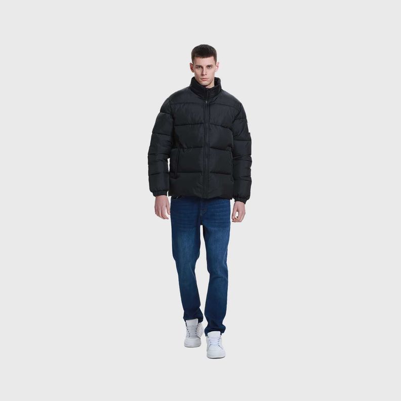 Parka Hombre Puffa Negro Iii-3