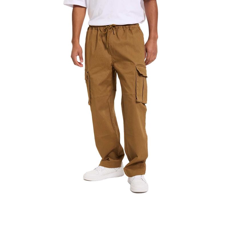Pantalón Hombre Jogger Cargo Kaki Fashion's Park-0