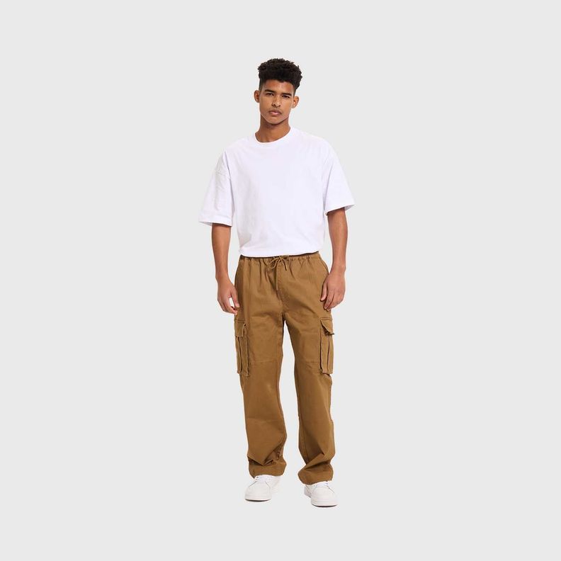 Pantalón Hombre Jogger Cargo Kaki Fashion's Park-3