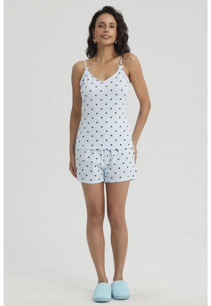 Pijama Mujer Regalable Celeste - ll