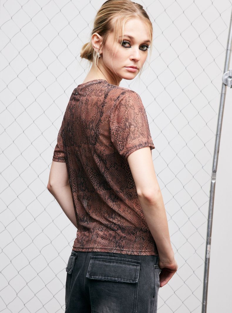 Polera Estampada con Peto-1