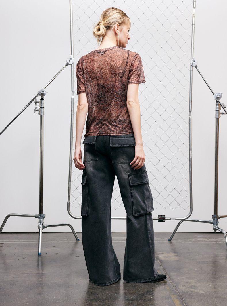 Polera Estampada con Peto-5