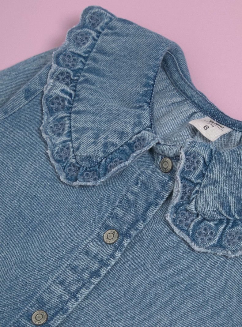 Blusa Denim Cuello Bobo-2