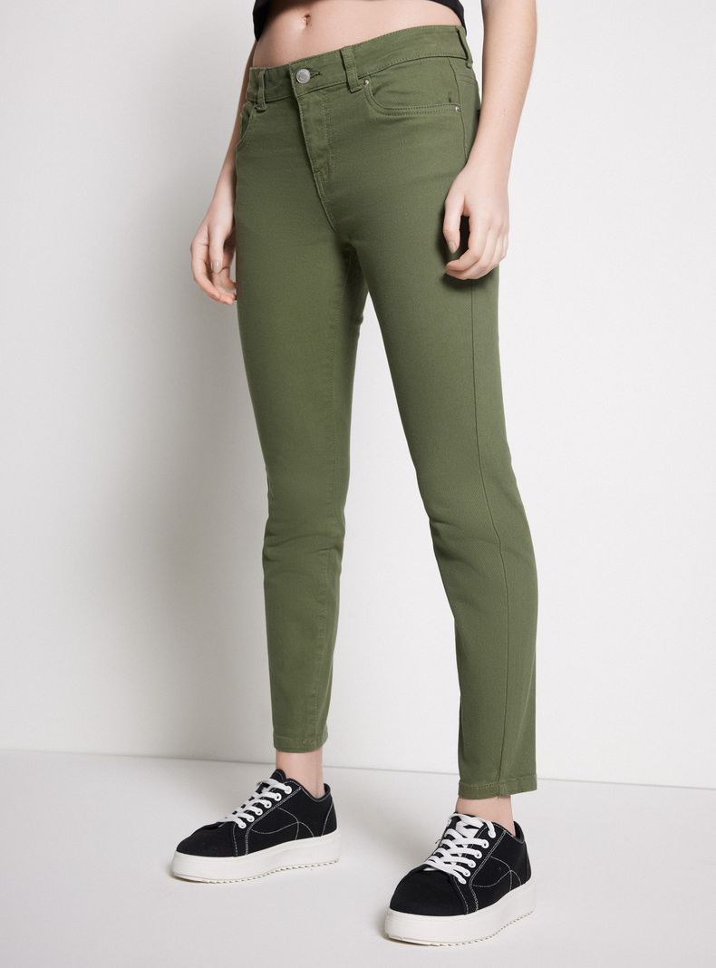Jeans Color con 5 Bolsillos-0