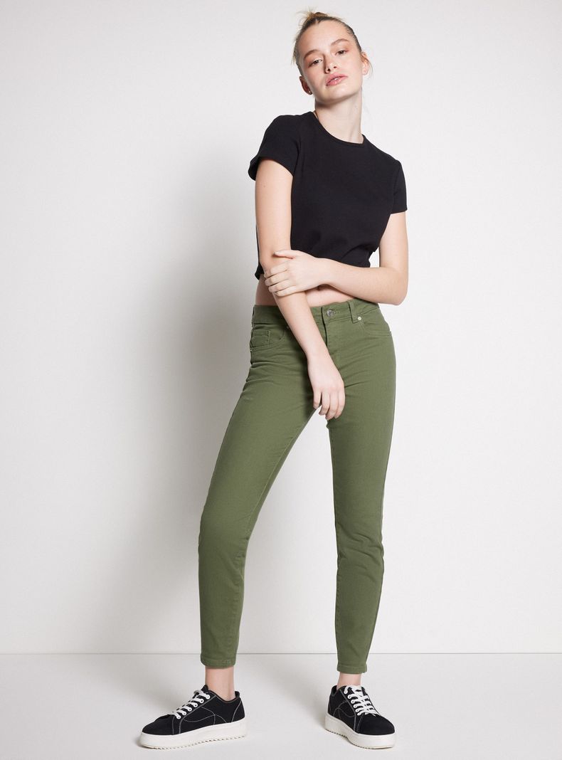 Jeans Color con 5 Bolsillos-4