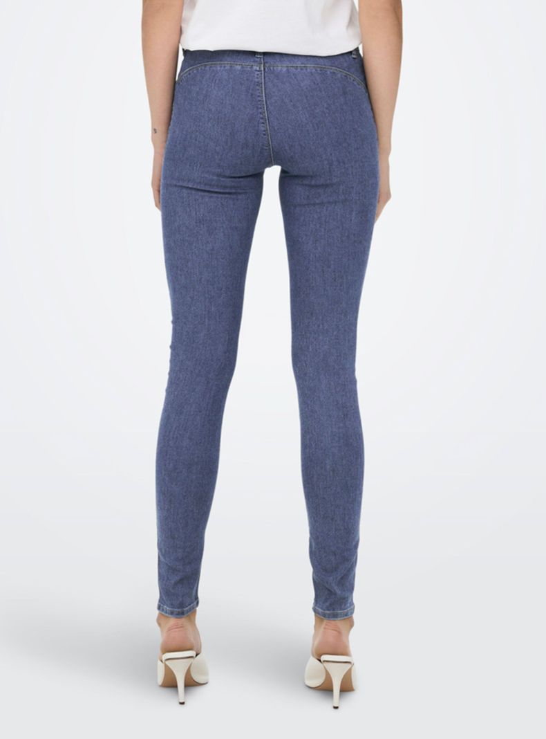 Jeans Liso Tiro Medio-1