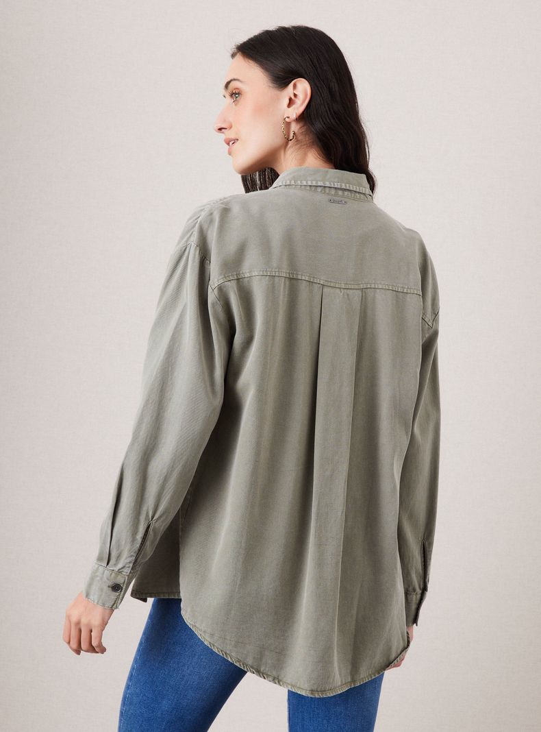 Blusa Camisera de Tencel-1