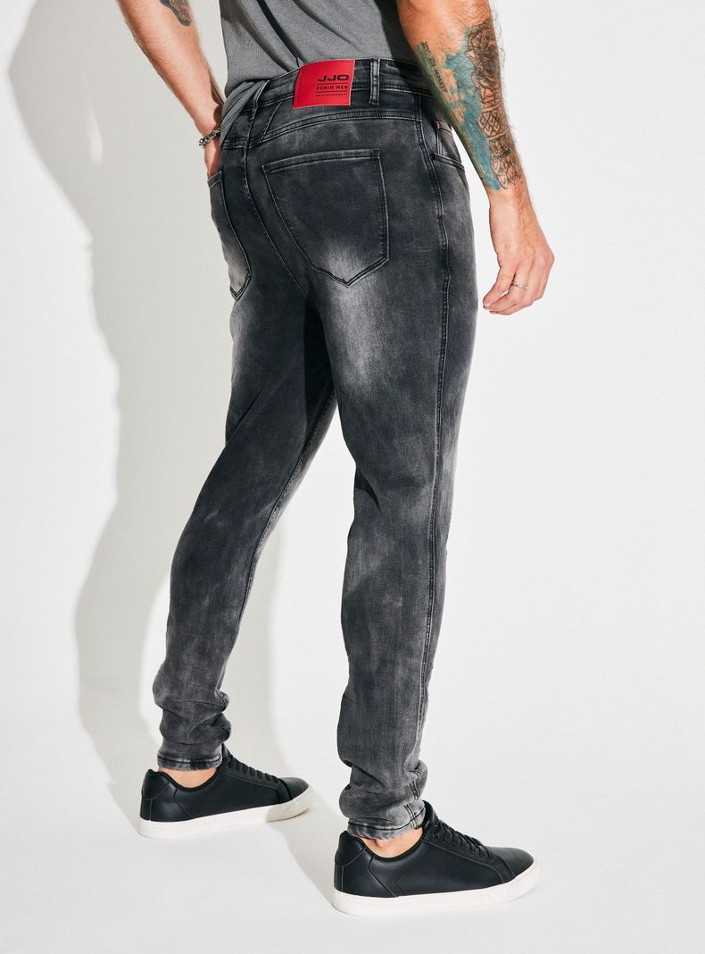 Jeans Tapered Fit Lavado Premium Manchado-1