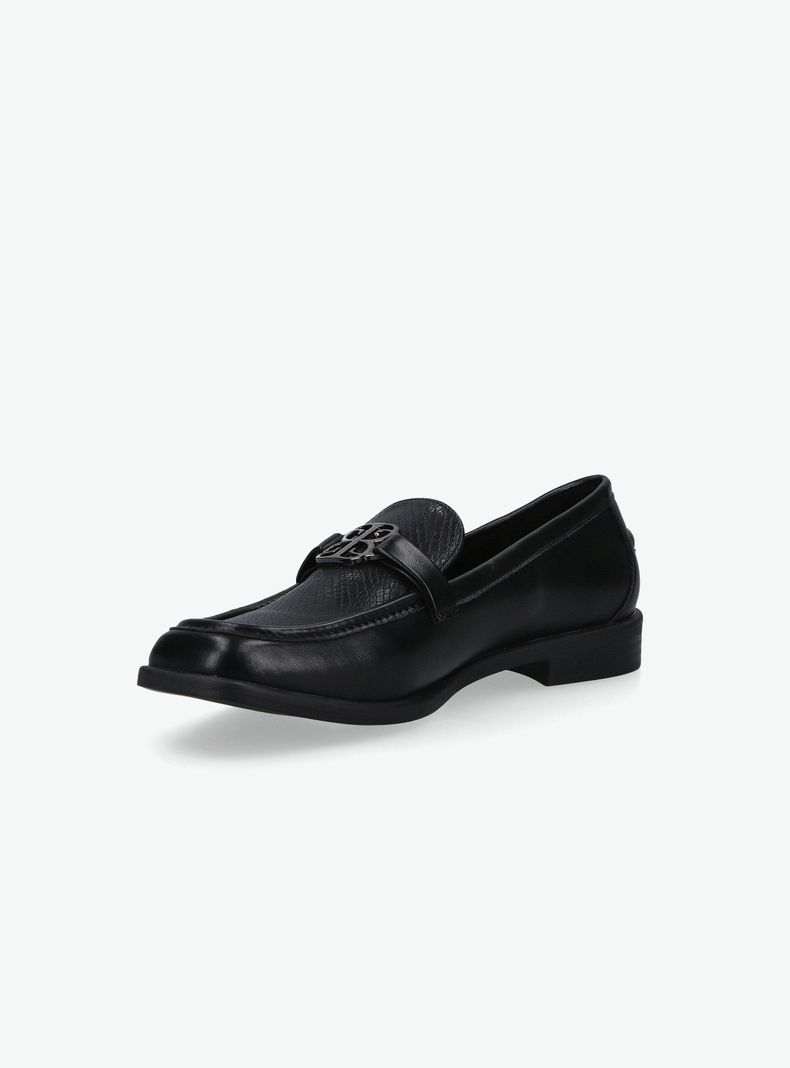 Mocasín Efecto Cuero con Hebilla Mujer-2