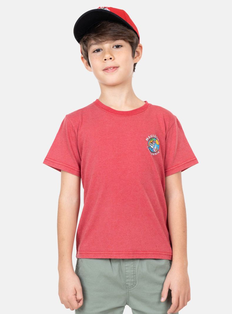 Polera Skull Print Cuello Redondo-0