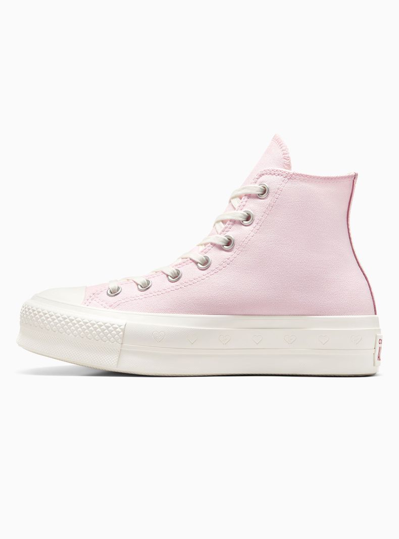Zapatilla Urbana Chuck Pink All Star Lift Mujer-2