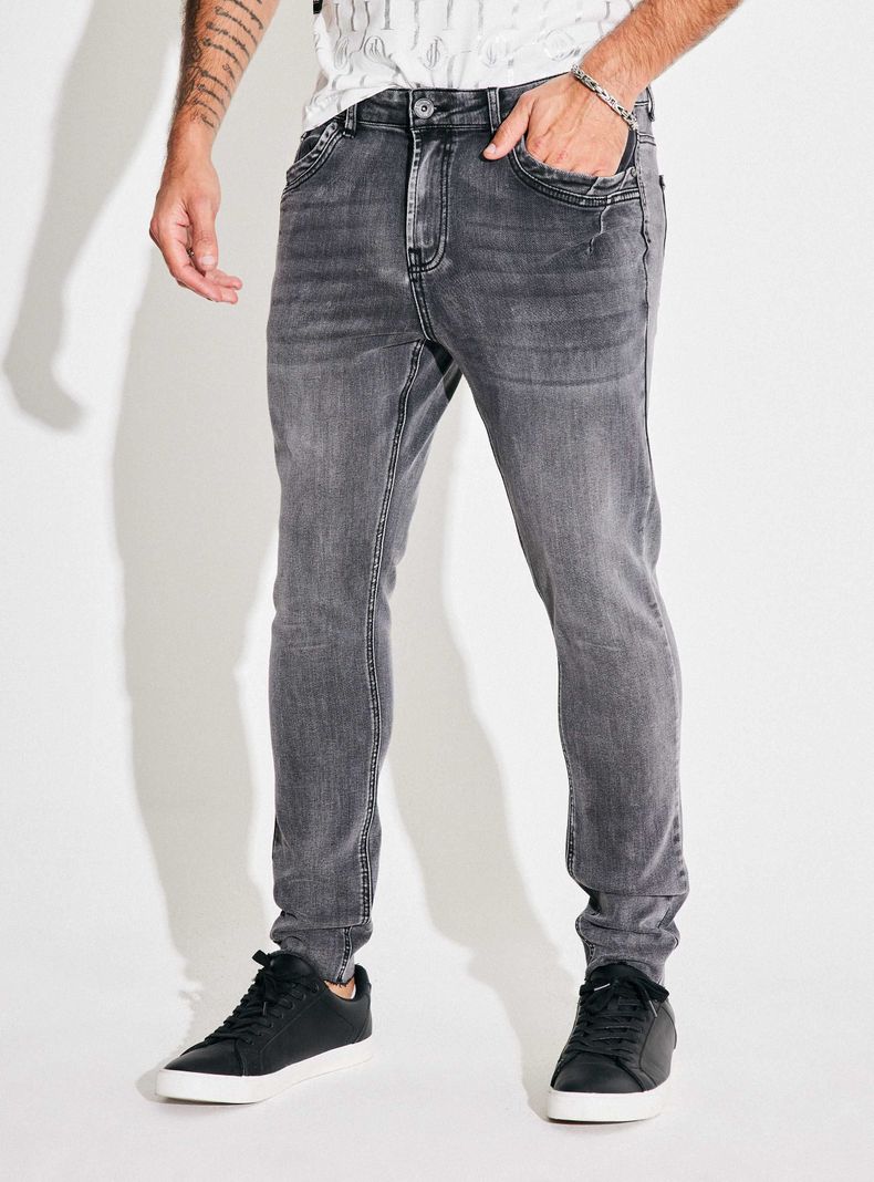 Jeans Couple Lavado Desgastado-0