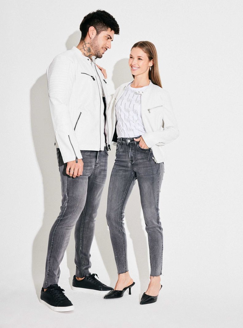 Jeans Couple Lavado Desgastado-4