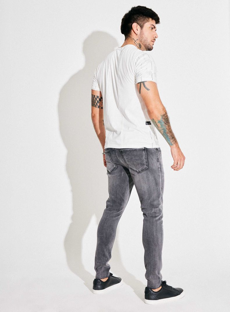 Jeans Couple Lavado Desgastado-5