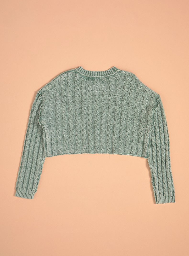 Sweater Washed Cuello Redondo-3