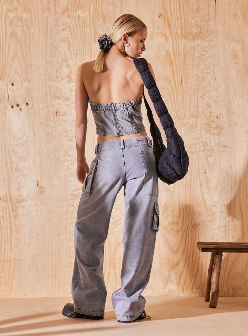 Jeans Multi Bolsillos Cargo-5