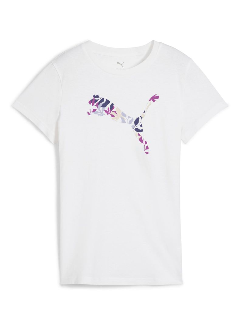 Polera Floral Graphic Logotee-1
