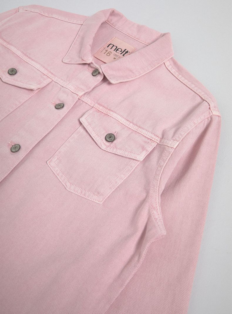 Chaqueta Twill Abotonada-4