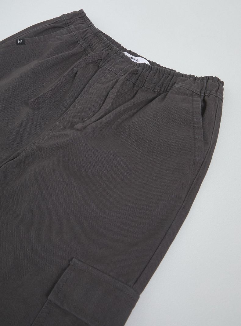 Pantalón Color con Bolsillo Cargo-2