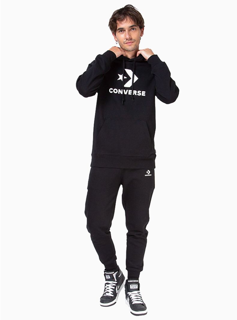 Polerón Basic Hoodie Print Logo-3