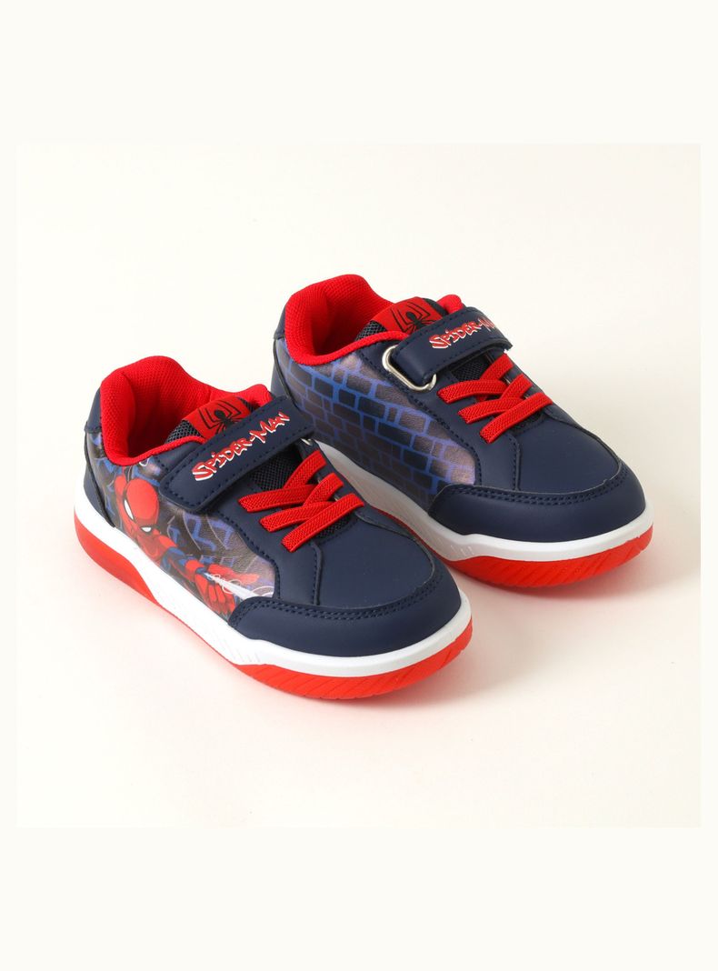 Zapatilla Urbana Volando Spiderman con Luces Niño-1