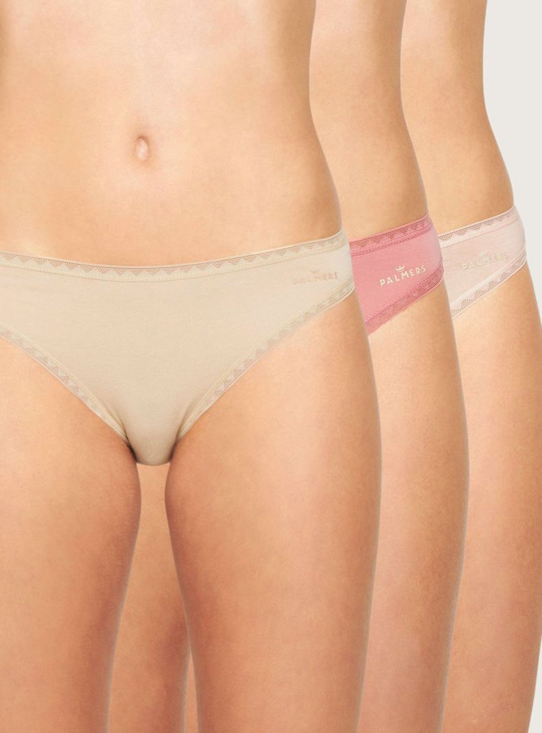 Pack 3 Bikini Algodón Orgánico-0