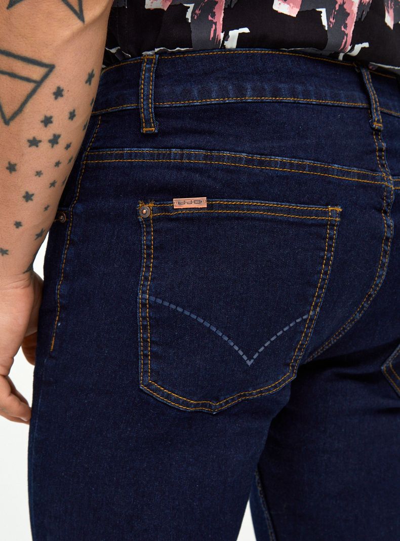 Jeans Super Skinny Azul Oscuro-2
